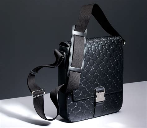 gucci black sling|gucci sling bag for men.